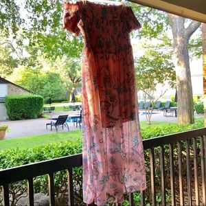 Xhilaration off the shoulder maxi dress